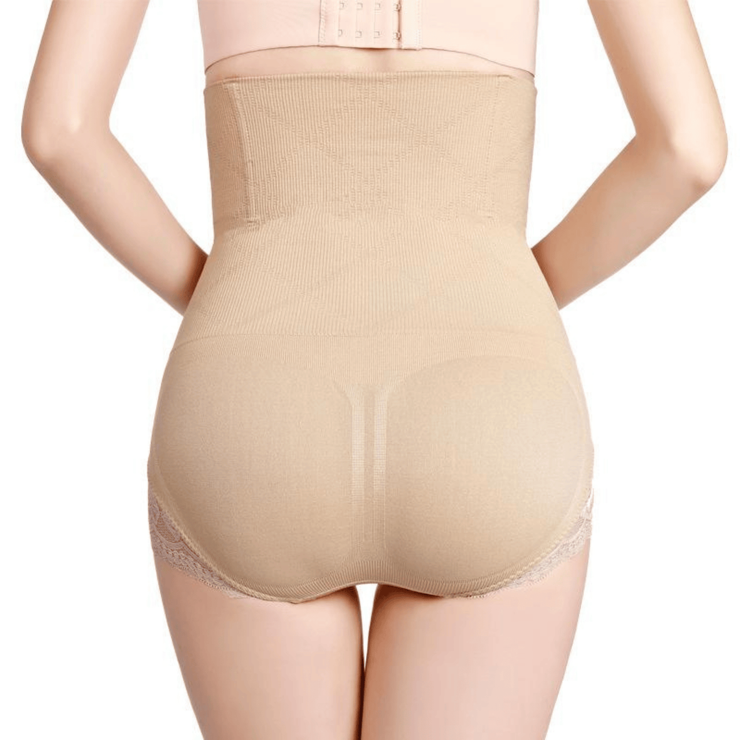 Shaping High Waist Briefs with Lace