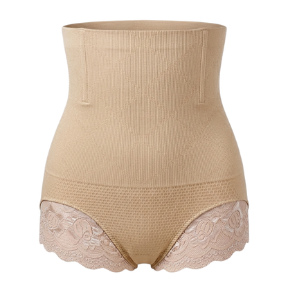 Shaping High Waist Briefs with Lace