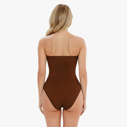 Shaping Seamless Strapless Bodysuit with Briefs
