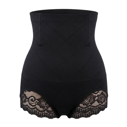 Shaping High Waist Briefs with Lace