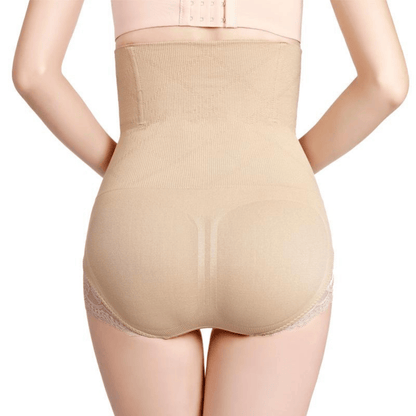 Shaping High Waist Briefs with Lace