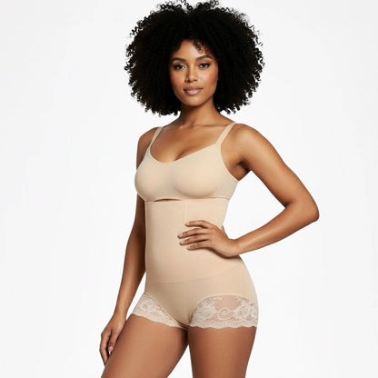 Shaping High Waist Briefs with Lace