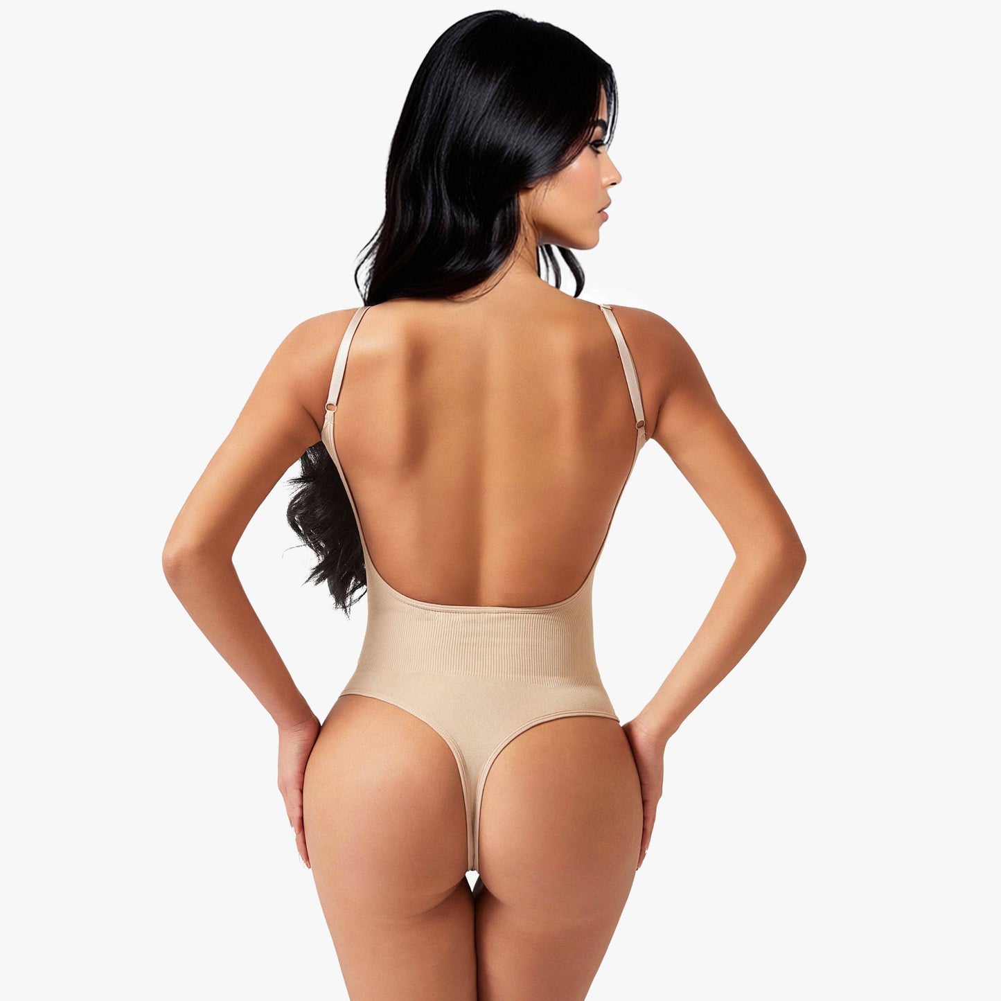Shaping Bodysuit Open Back with Thong