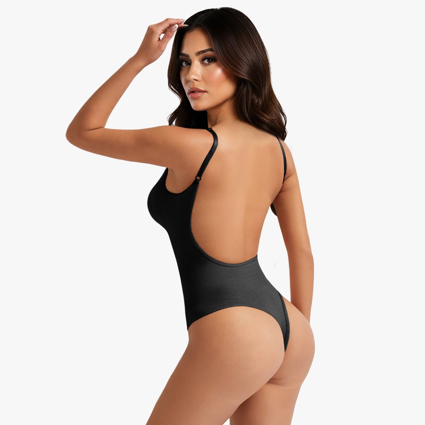 Shaping Bodysuit Open Back with Thong