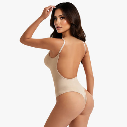 Shaping Bodysuit Open Back with Thong