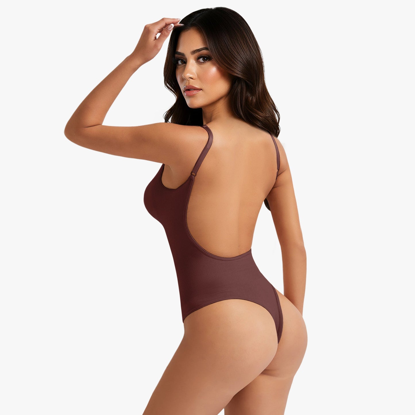 Shaping Bodysuit Open Back with Thong