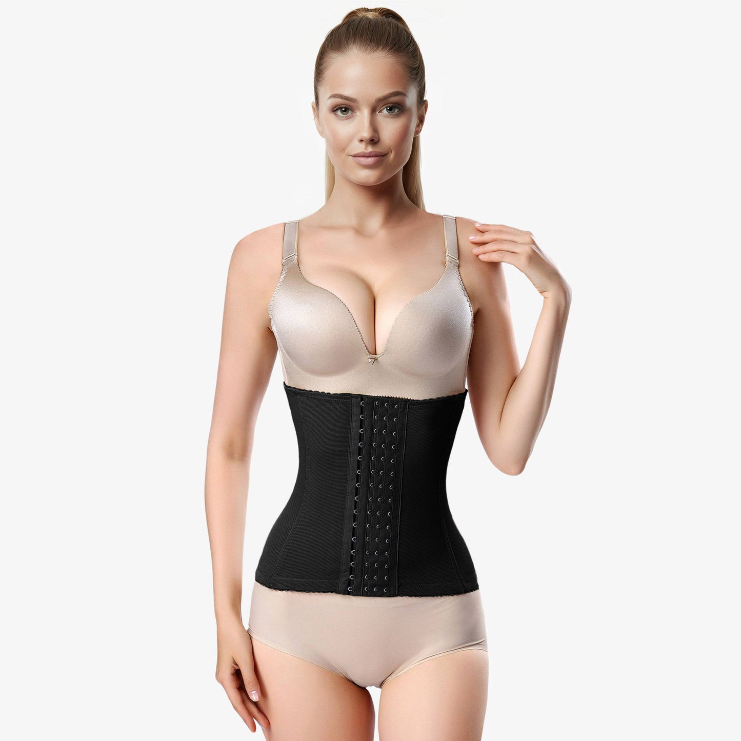 Waist Trainer Corset with 6 rows of hooks