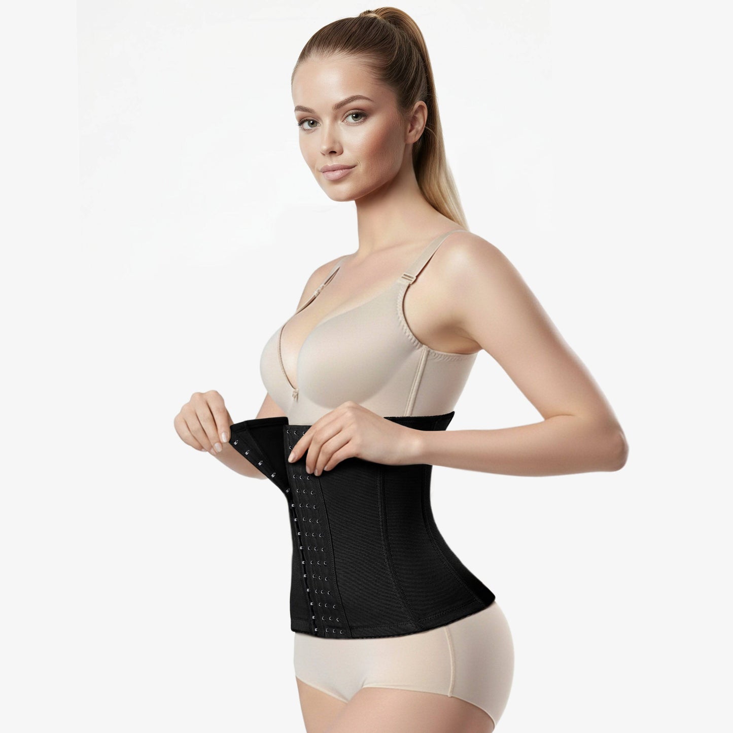 Waist Trainer Corset with 6 rows of hooks