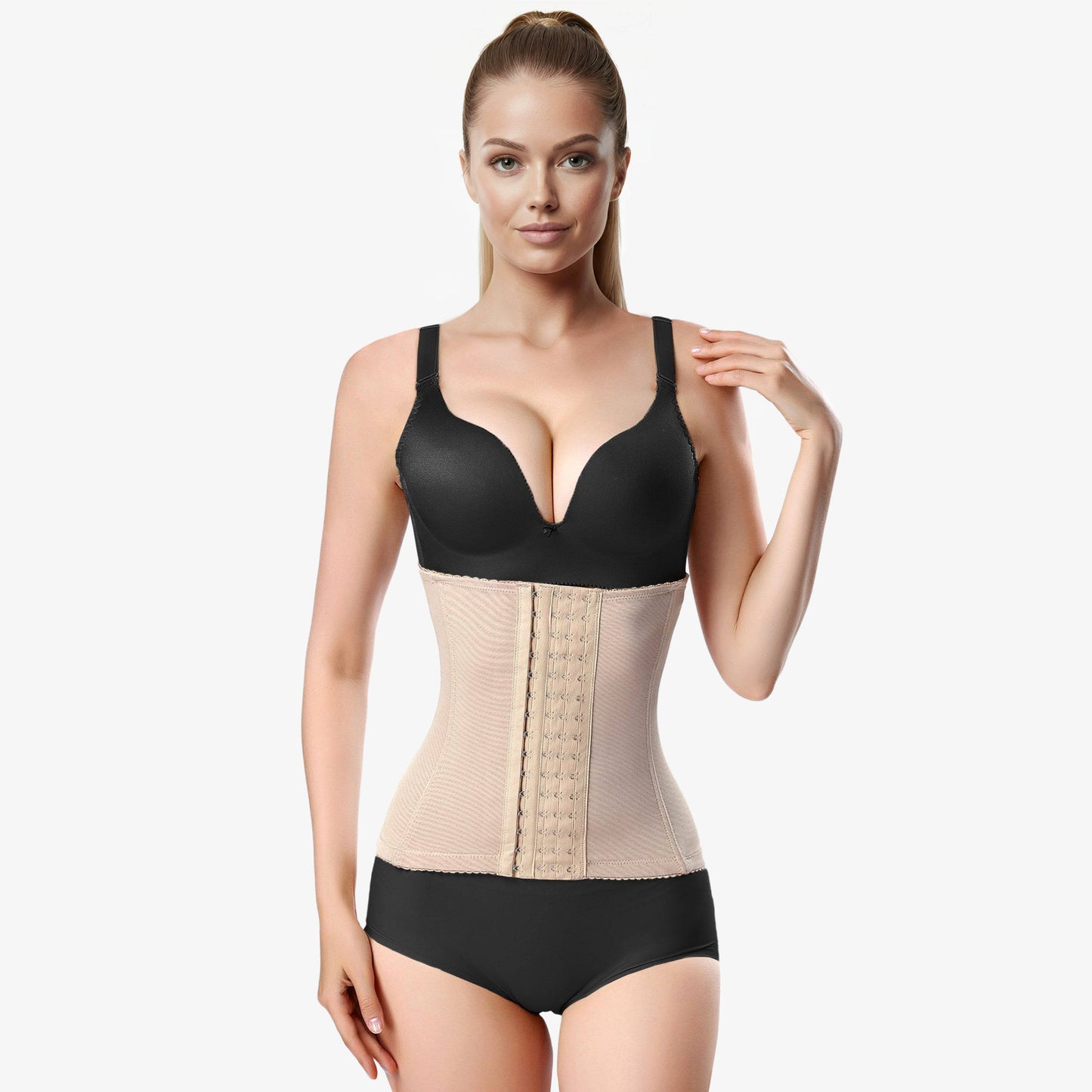 Waist Trainer Corset with 6 rows of hooks